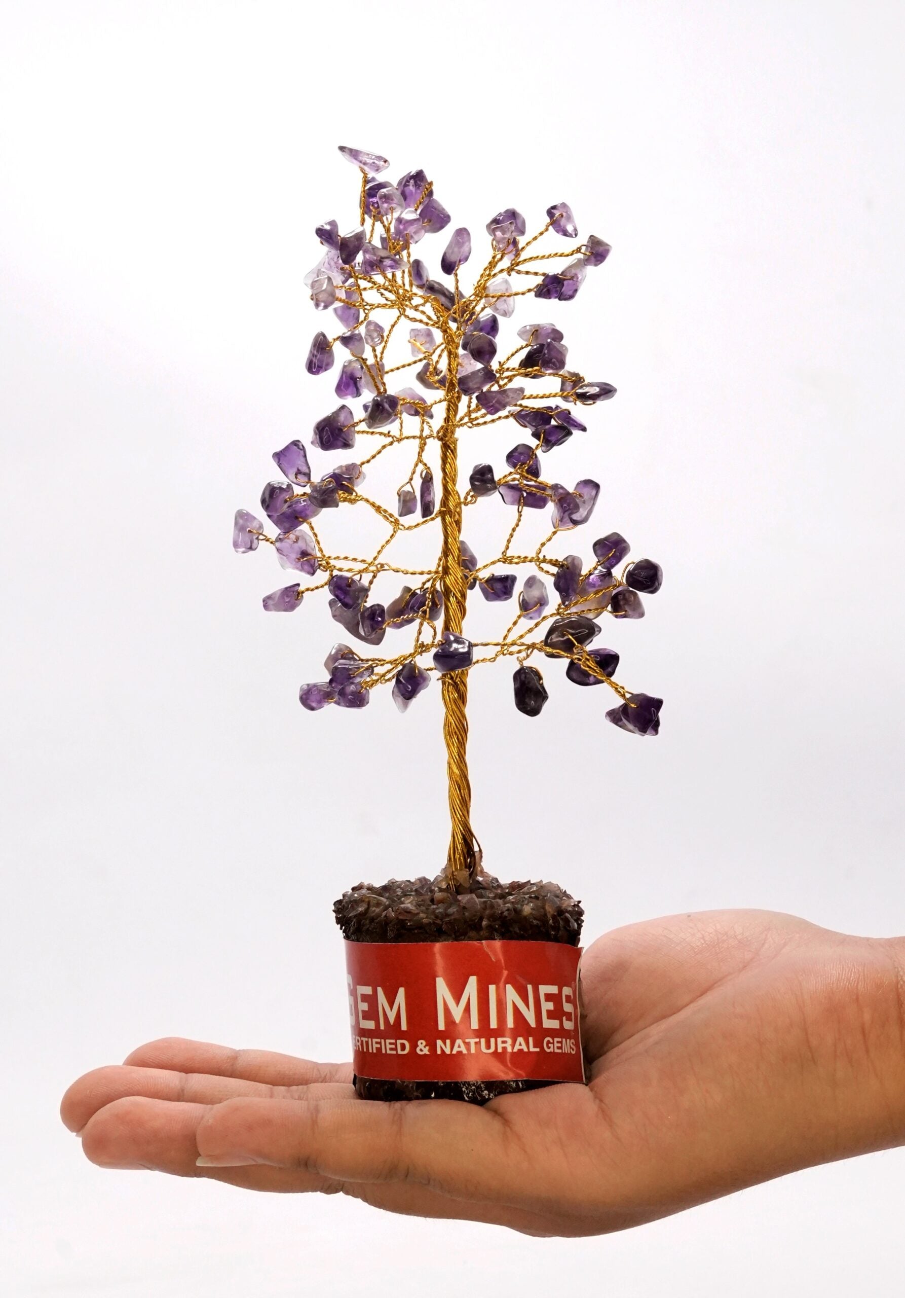 Amethyst Golden Wire Tree