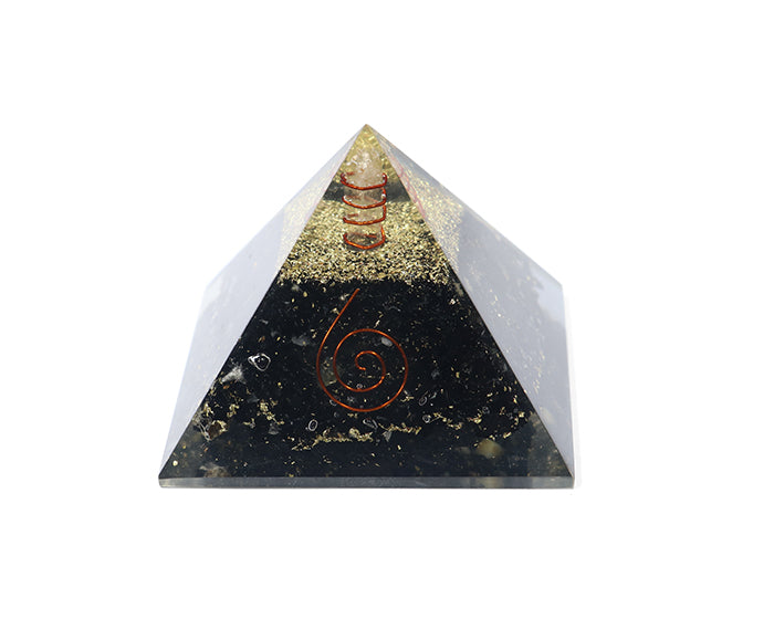 Black  Tourmaline Orgone Pyramid