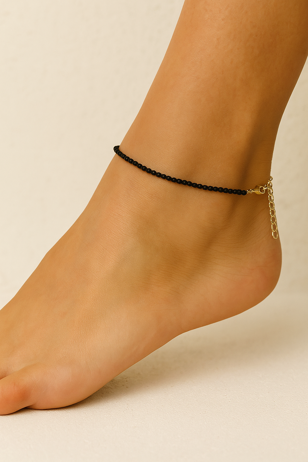 Black Tourmaline Anklet