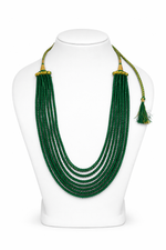 7 Layer Green Mala Semi Precious High Quality 483 CT