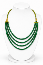 4 Layer Green Mala Semi Precious High Quality 290 CT