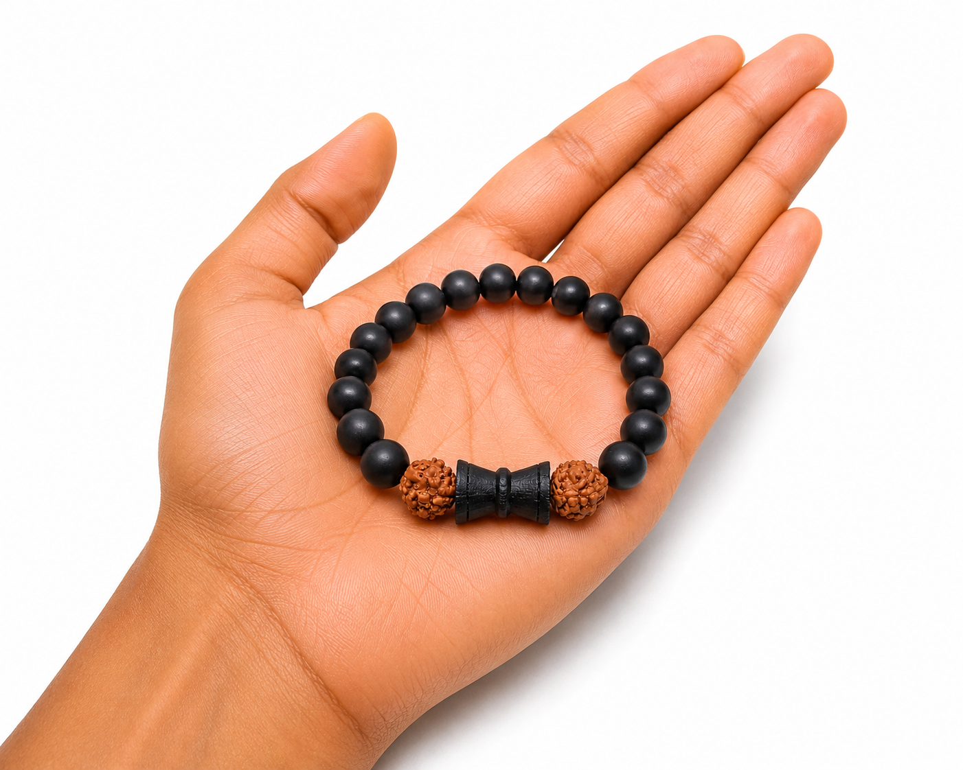 Karungali Damru  Bracelet 8mm