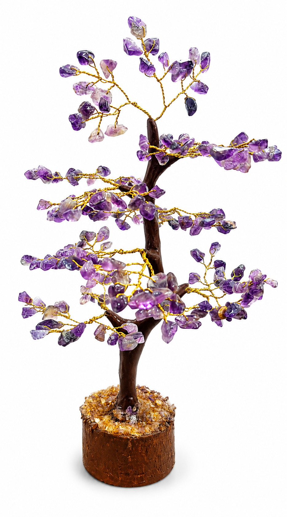 Amethyst Wooden Tree - 100