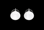 Selenite tops - Earrings