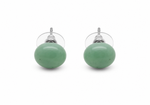 Green aventurine tops - Earrings