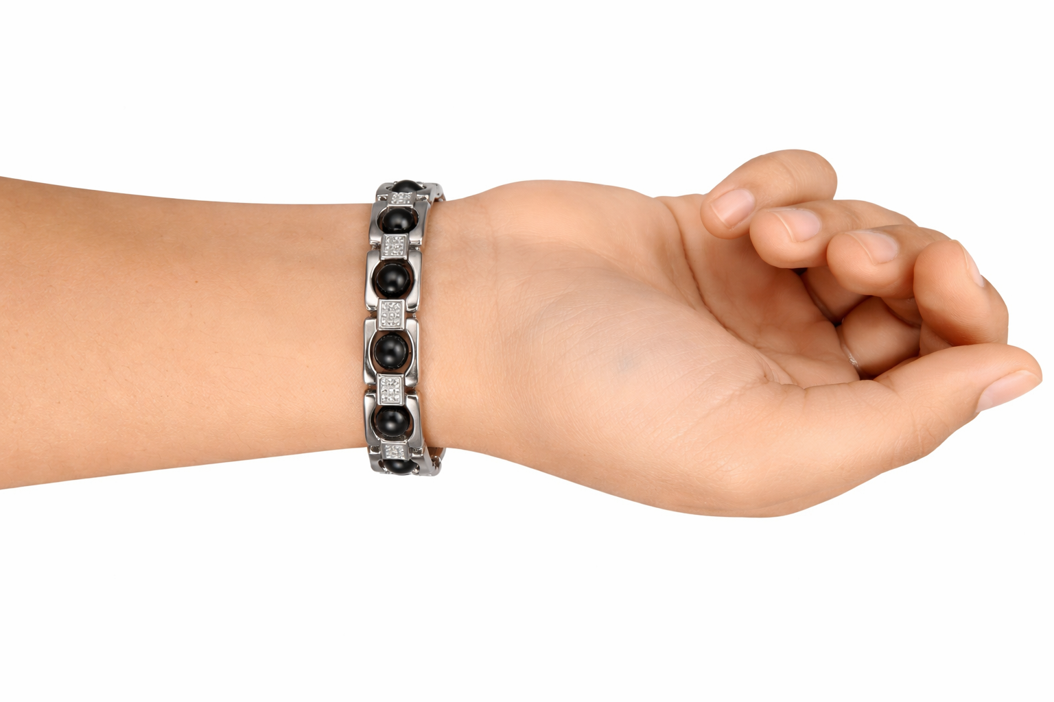 Black Onyx Chain Bracelet