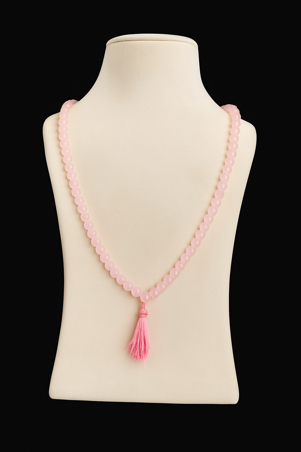 Rose Quartz jaap Mala 8mm
