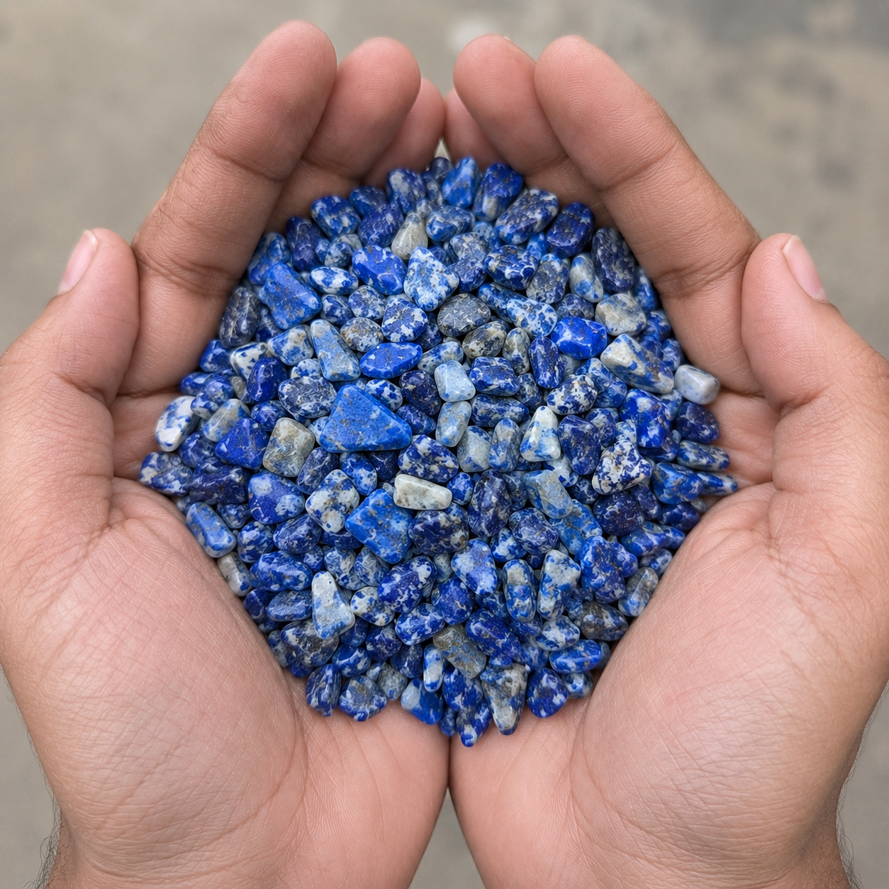 Lapis Lazuli Chips 50 gms