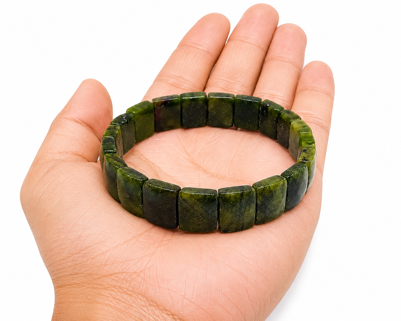 Ruby Zoisite Pyramid bracelet