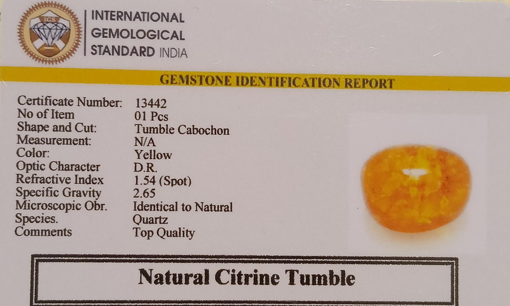 Citrine Tumble