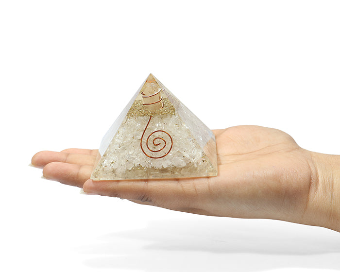 Sphatik Orgone  Pyramid