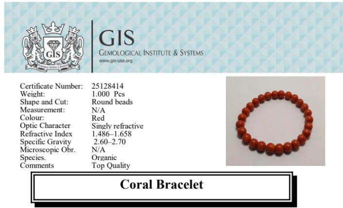 Coral Bracelet