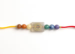 Natural Rose Quartz Crystal Rakhi