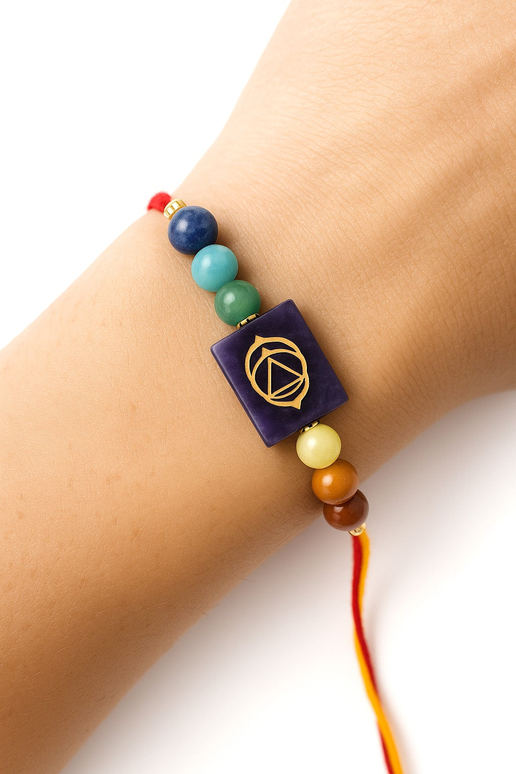 Natural Amethyst Crystal Rakhi