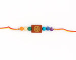 Natural Red Jasper Crystal Rakhi