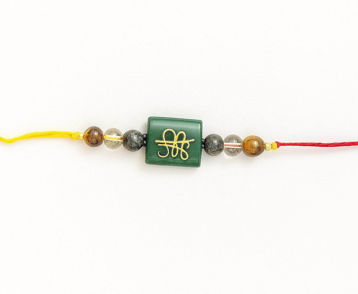 Natural Zibu Crystal Rakhi