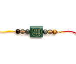 Natural Zibu Crystal Rakhi