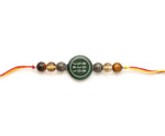 Natural Zibu Crystal Rakhi