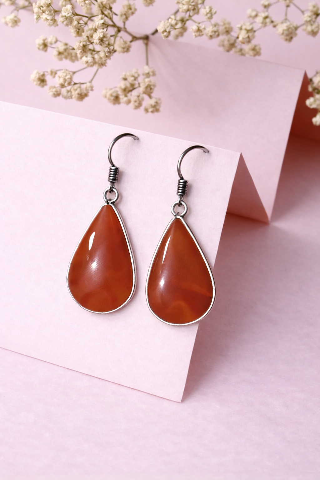 Natural Carnelien Earring