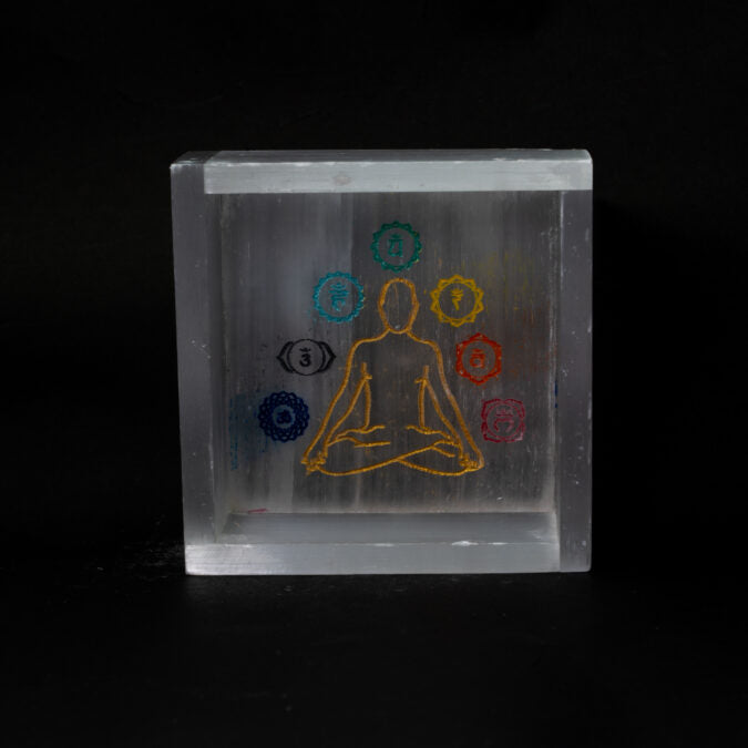 Chakra Alignment Selenite Tray