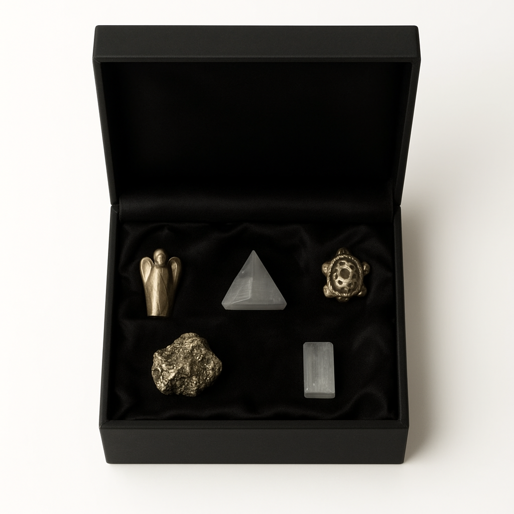 Pyrite and Selenite (Combo)