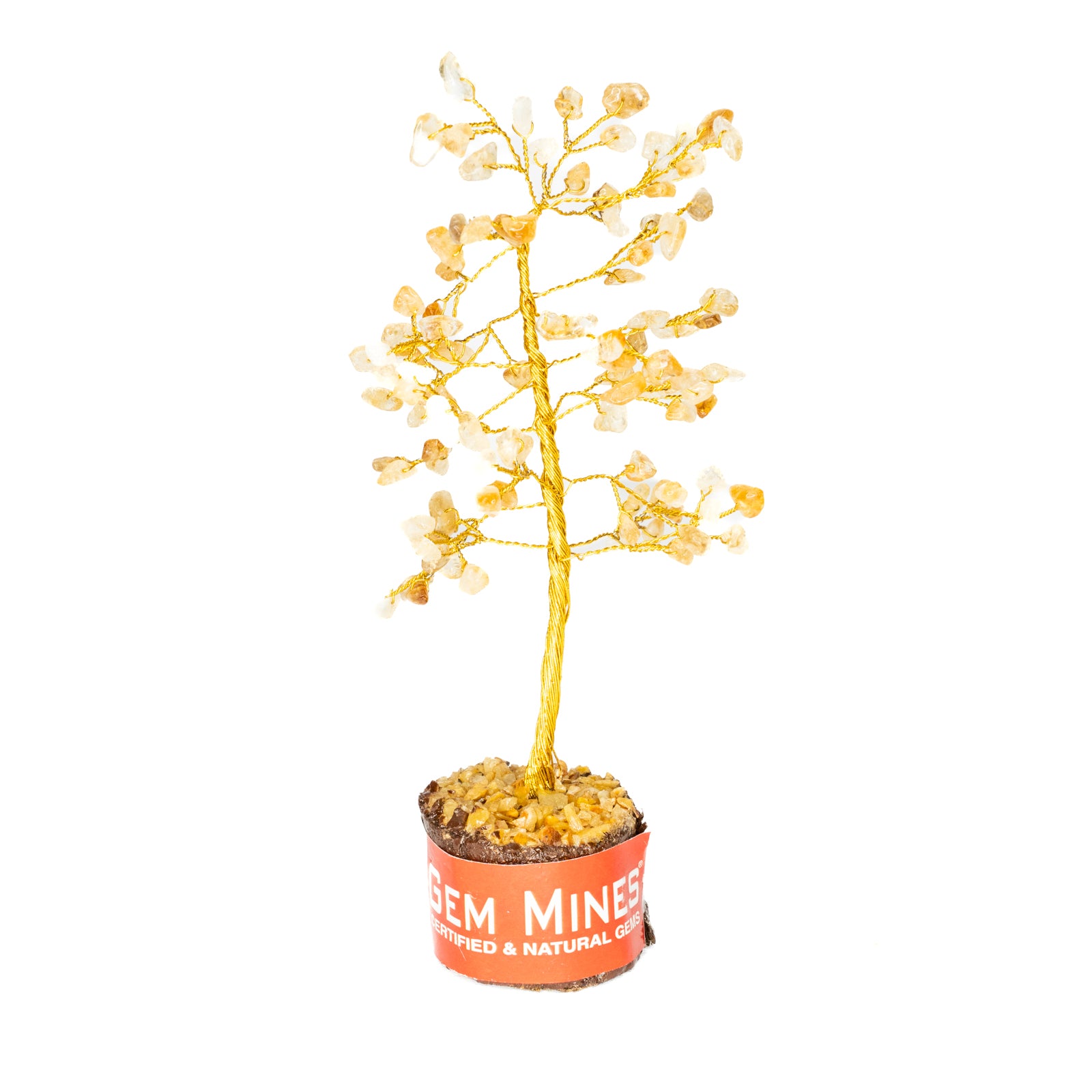 Citrine Golden Wire Tree
