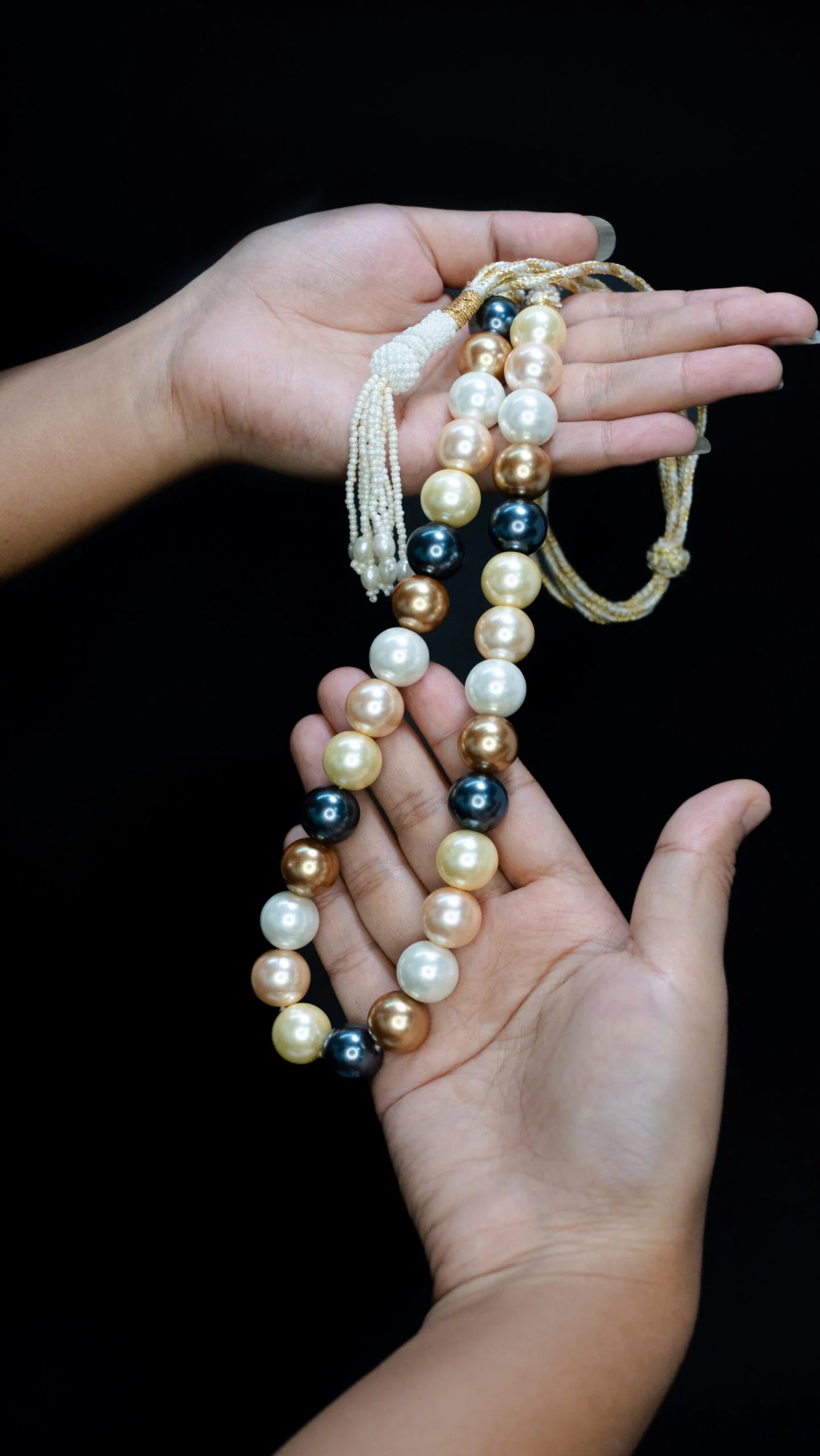 Pearl Mala High Quality Shell Pearl Mala