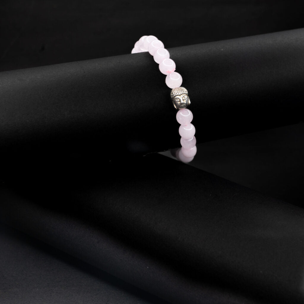 Rose Quartz Budha Bracelet