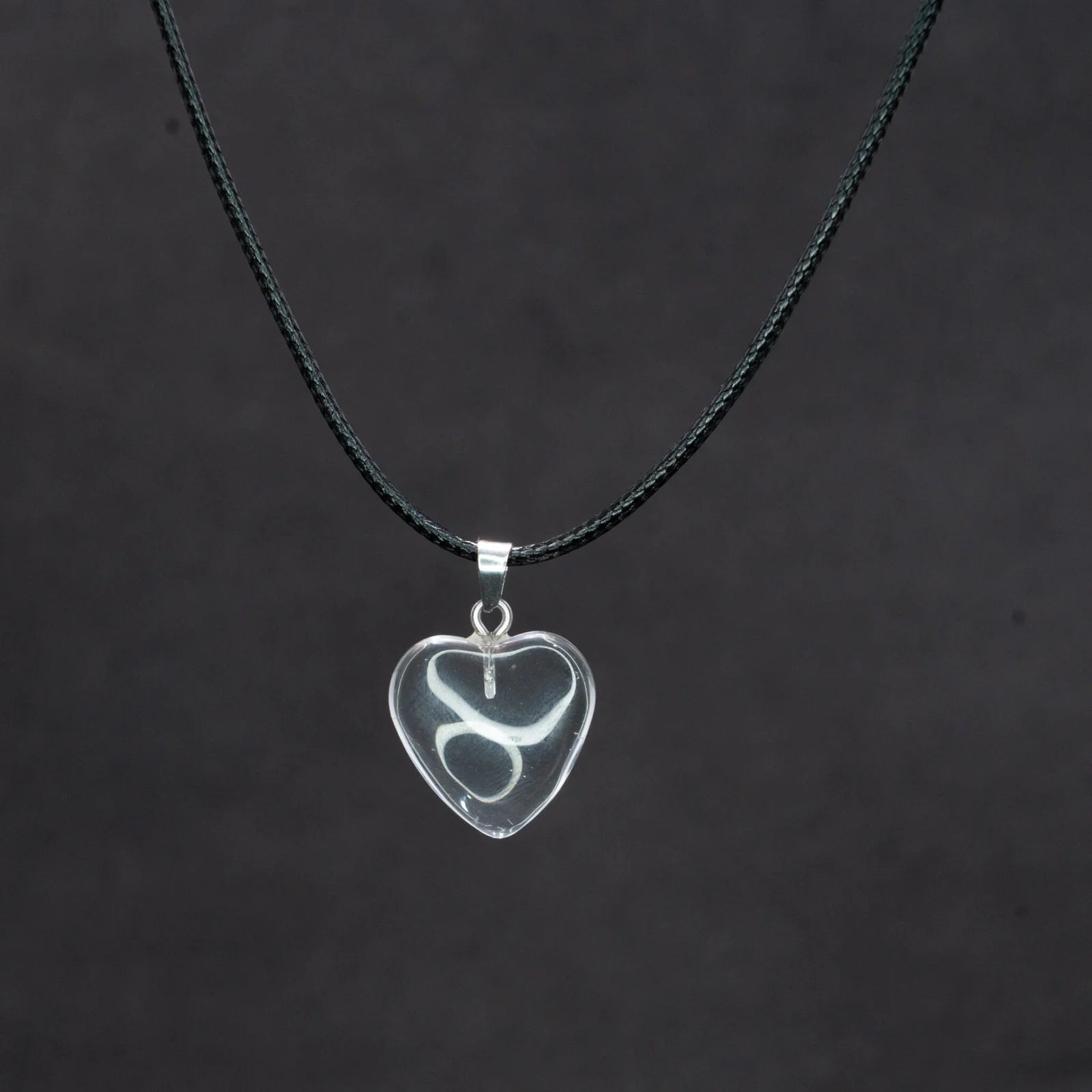Sphatik Heart Pendant