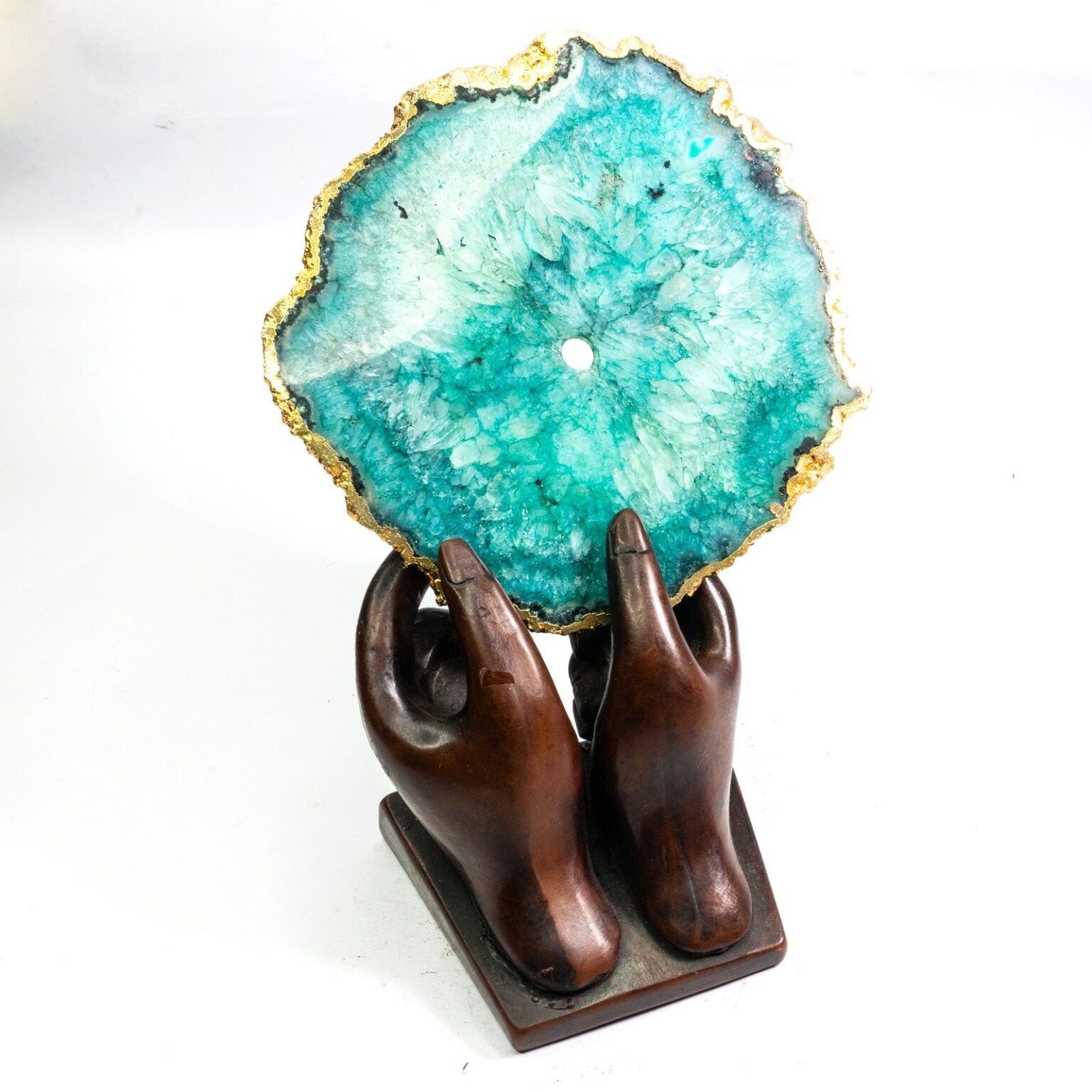 Green Agate Slice