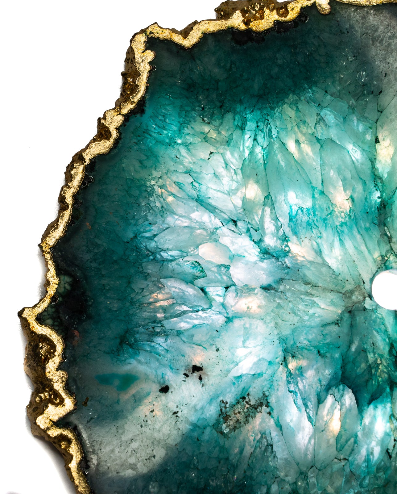 Green Agate Slice