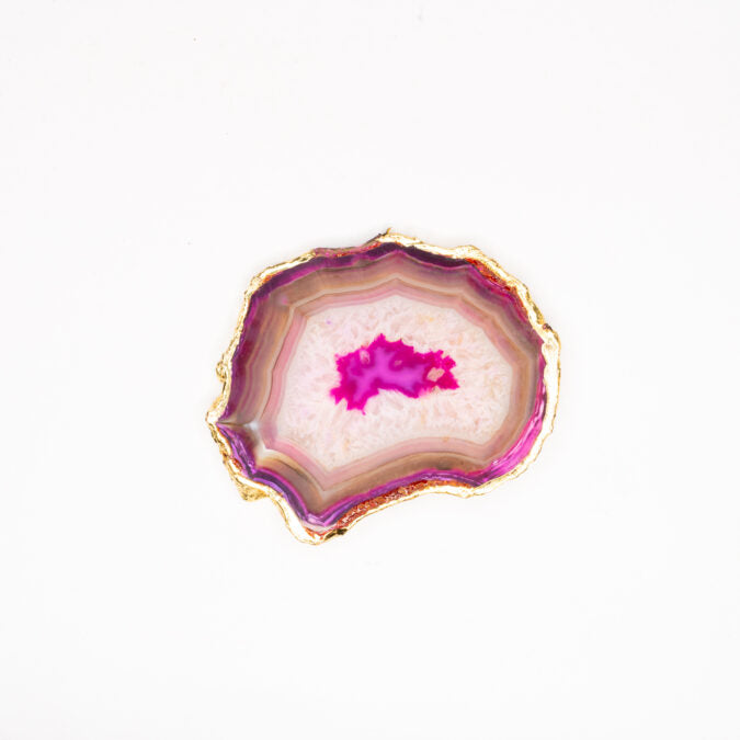 Rose Quartz Agate Slice