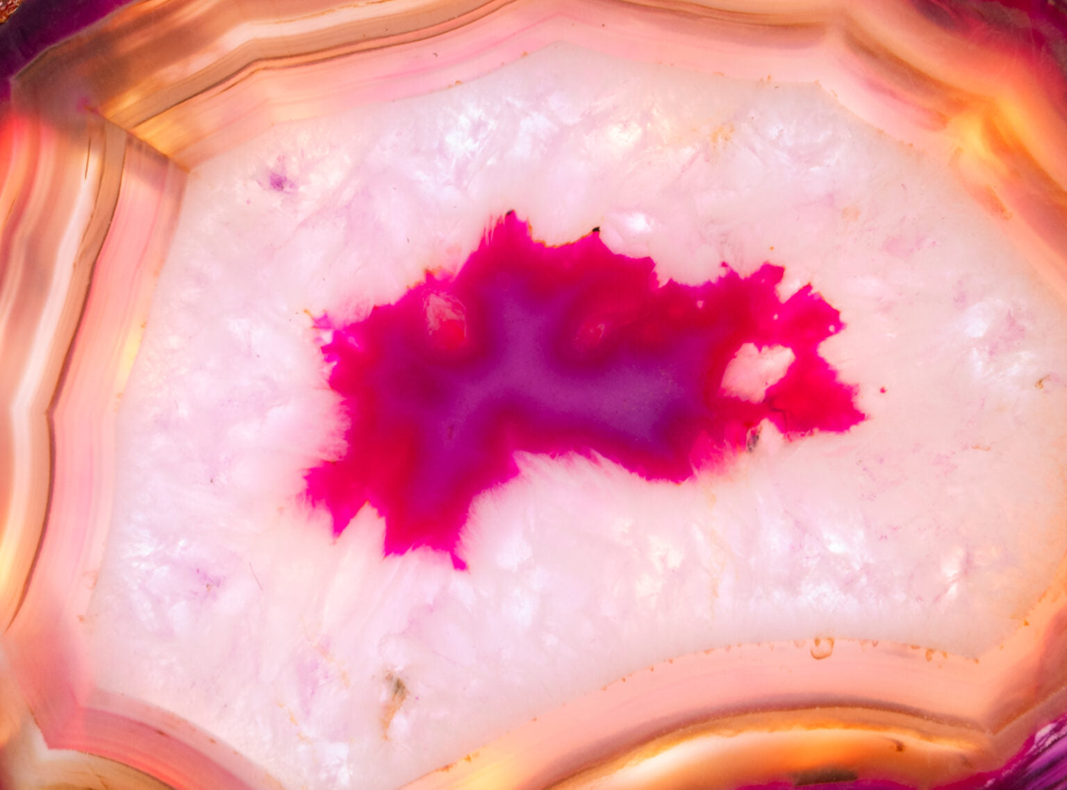Rose Quartz Agate Slice