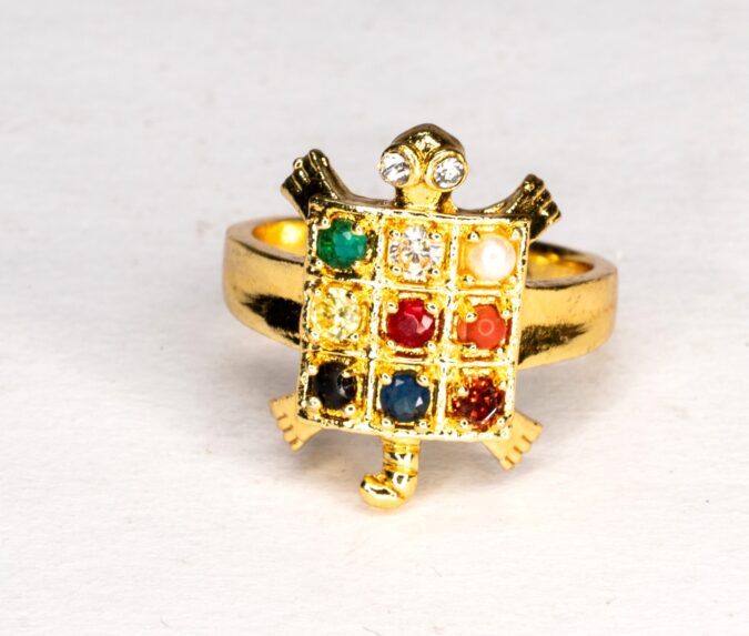 Navratan Kachua Ring