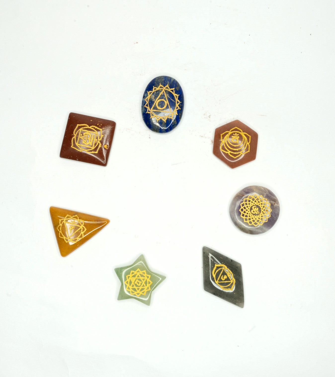 Seven Chakra Zibu coin Set