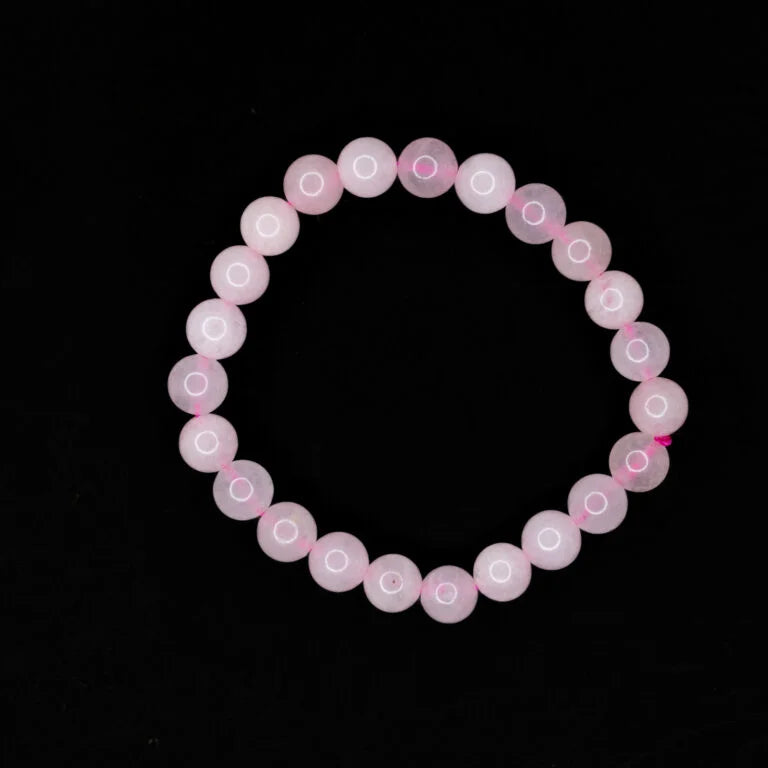 Rose Quartz Bracelet +Rose Quartz Angel (Combo)