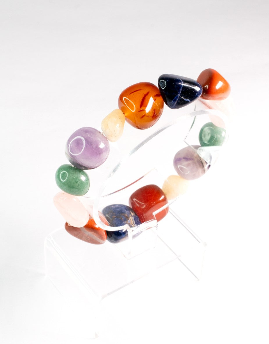 Seven Chakra Tumble Bracelet
