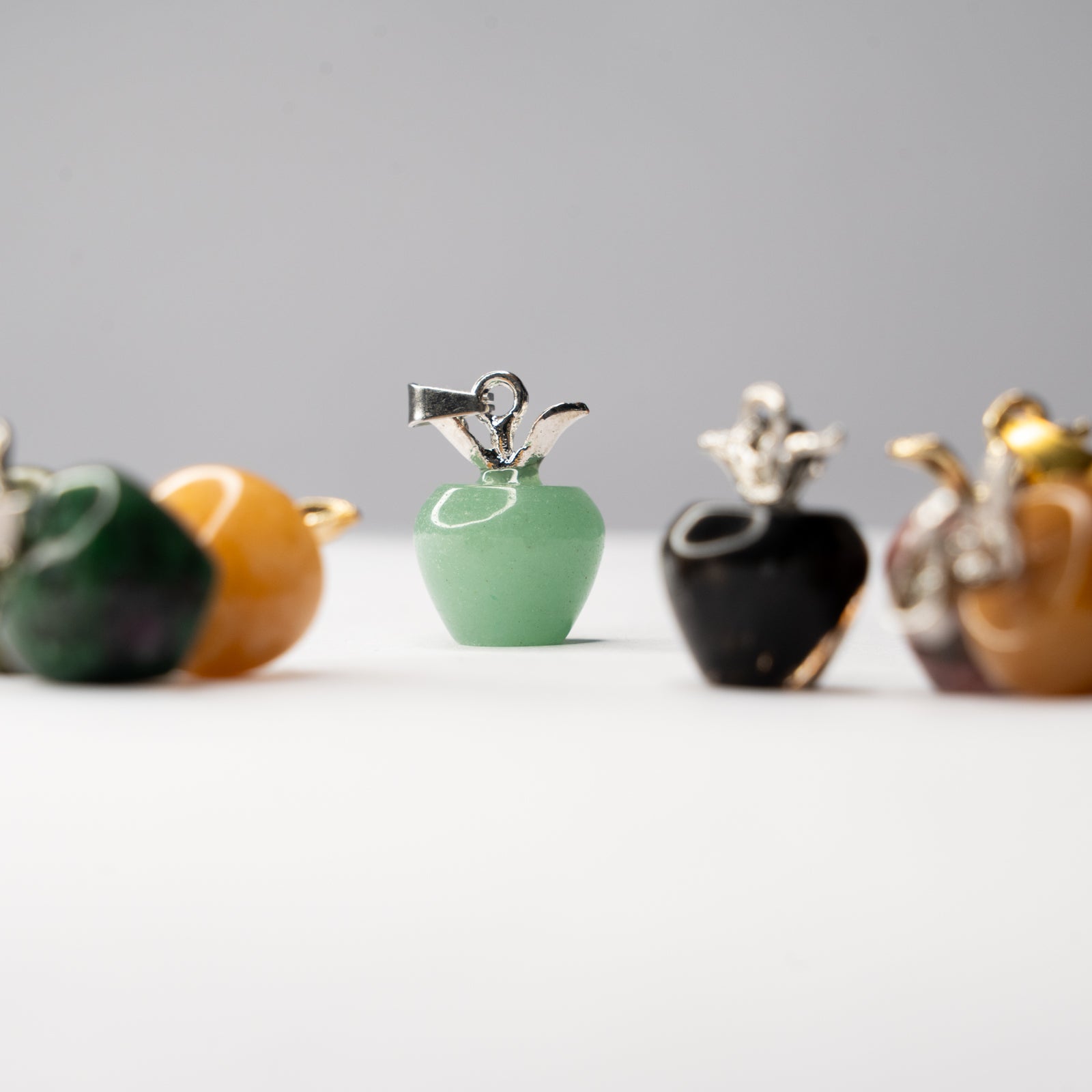 Green Aventurine Apple Pendant