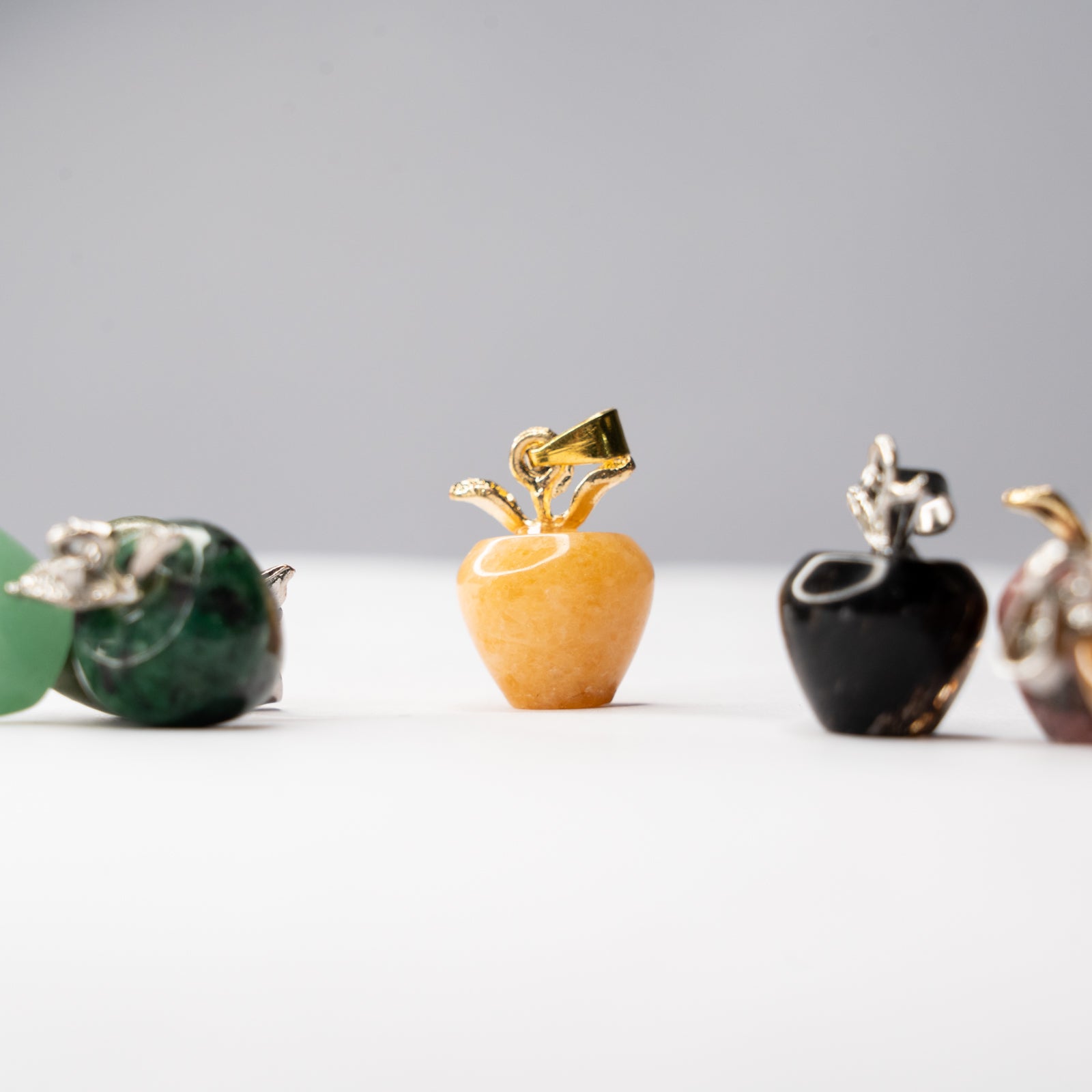 Citrine Apple Pendant