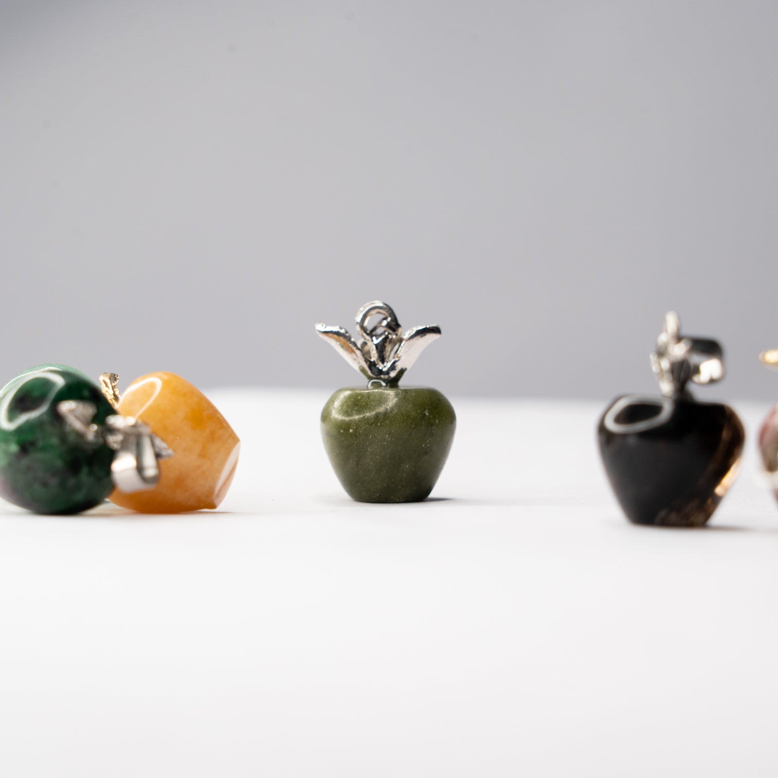 Serpentine Apple Pendant