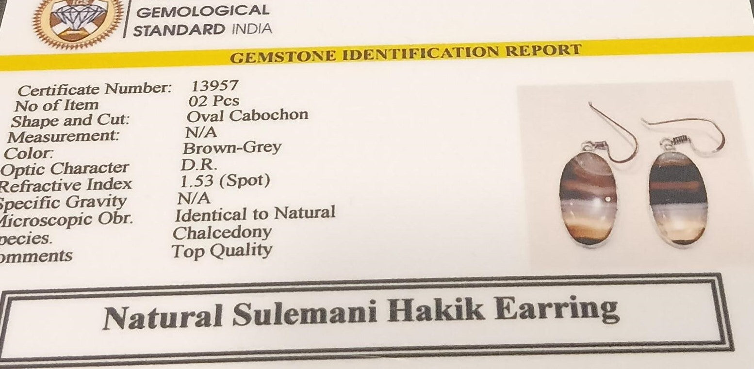 Natural Haqiq Earring
