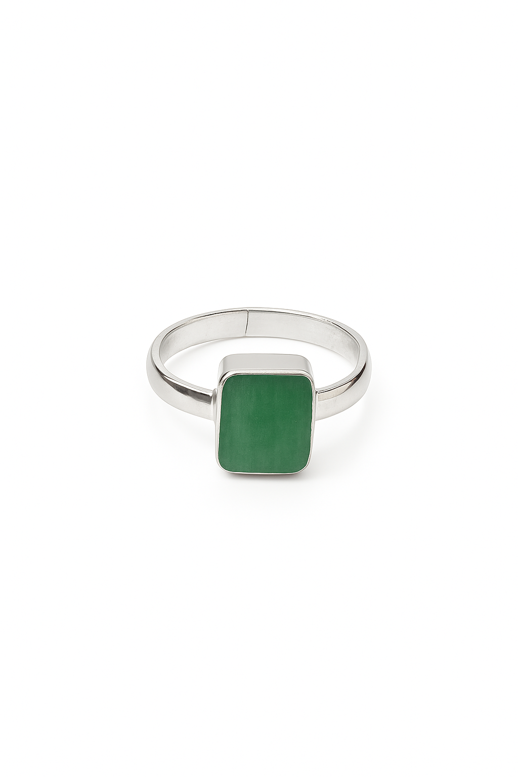 Emerald Faceted Ring