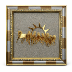 Pyrite Seven Horse Frame