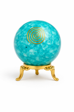 Turquoise Reiki Orgone Sphere