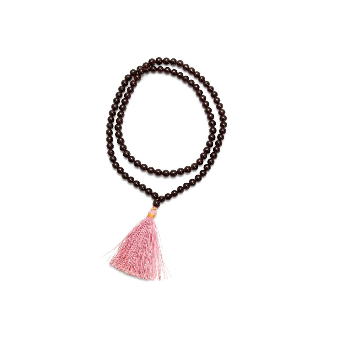Natural Garnet Mala