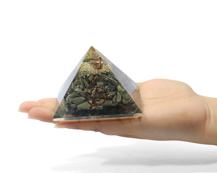 Money Magnet Pyrite Orgone Pyramid
