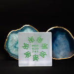 Selenite Money Magnet Square Plate