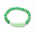 Green Aventurine Energy Curve Bracelet