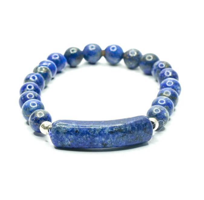 Lapis Lazuli Energy Curve Bracelet