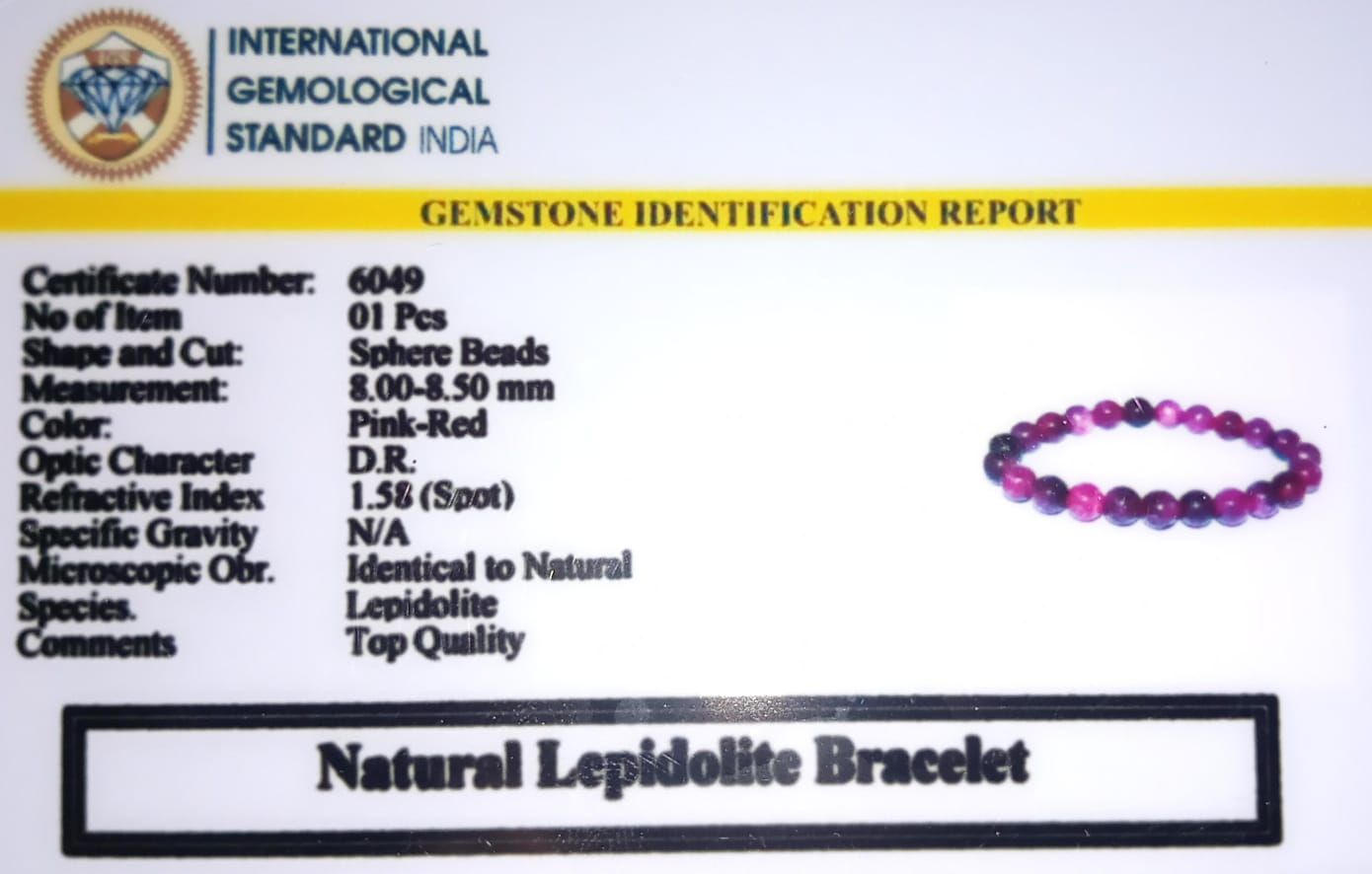 Lepidolite Bracelet
